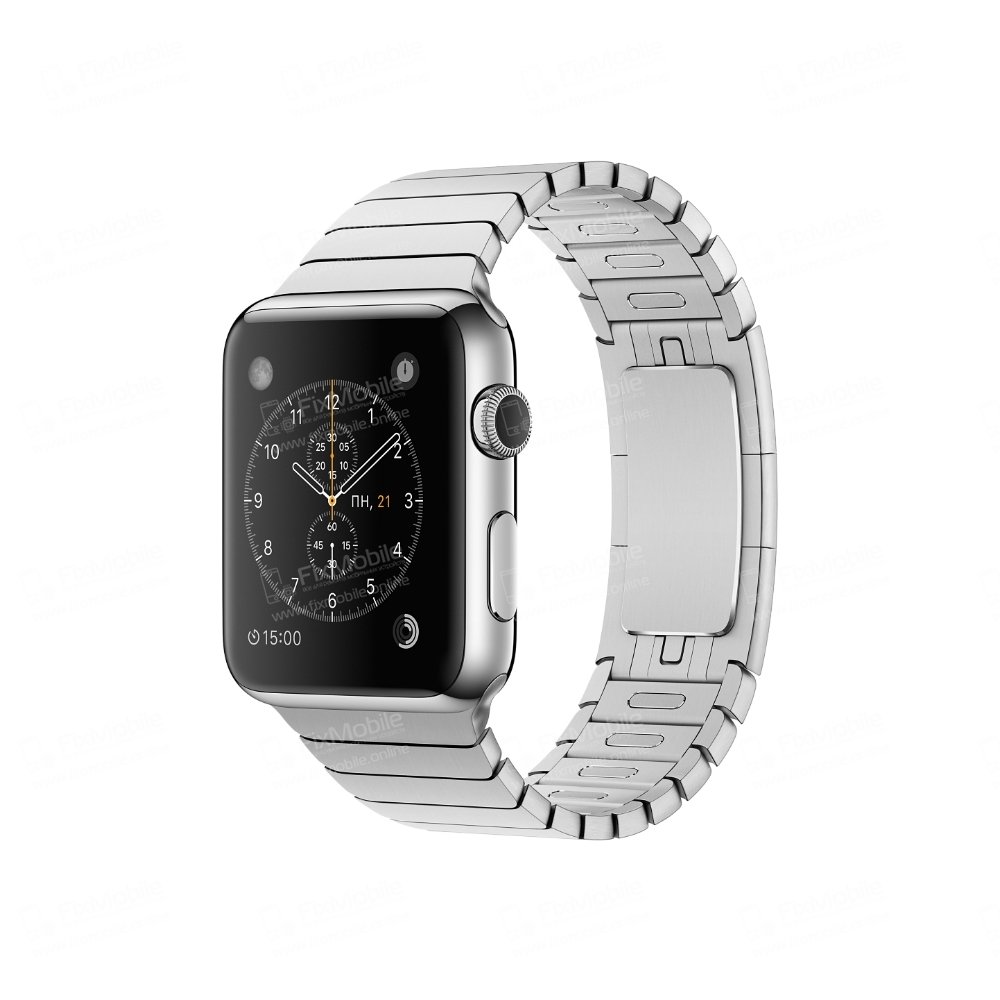 Защитное стекло для Apple Watch 42 mm (УФ комплект с клеем и лампой)