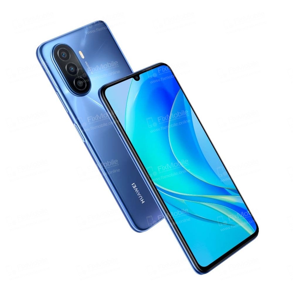 Задняя крышка для Huawei Nova Y70 (черная) - Премиум