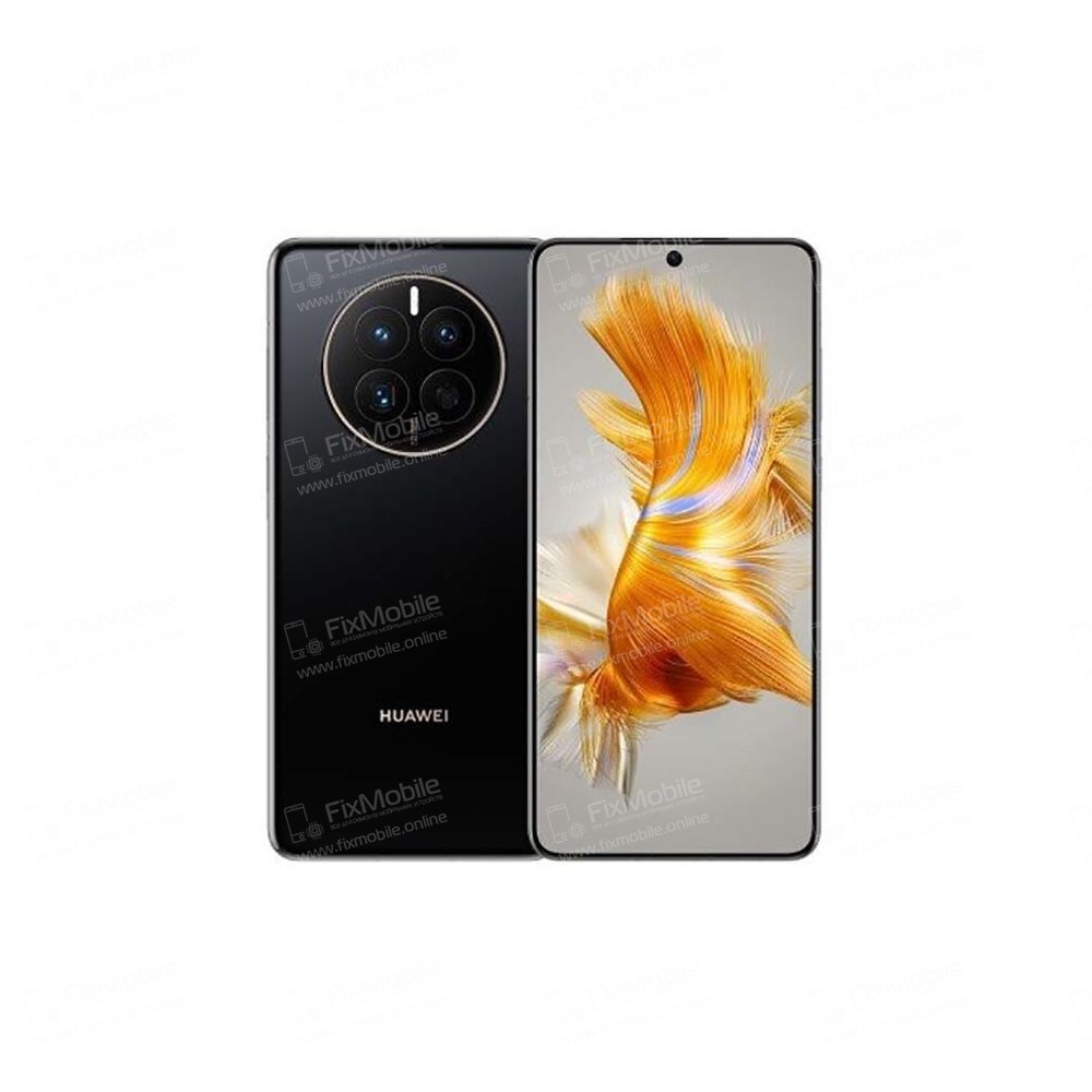 Задняя крышка для Huawei Mate 50 (черный) премиум