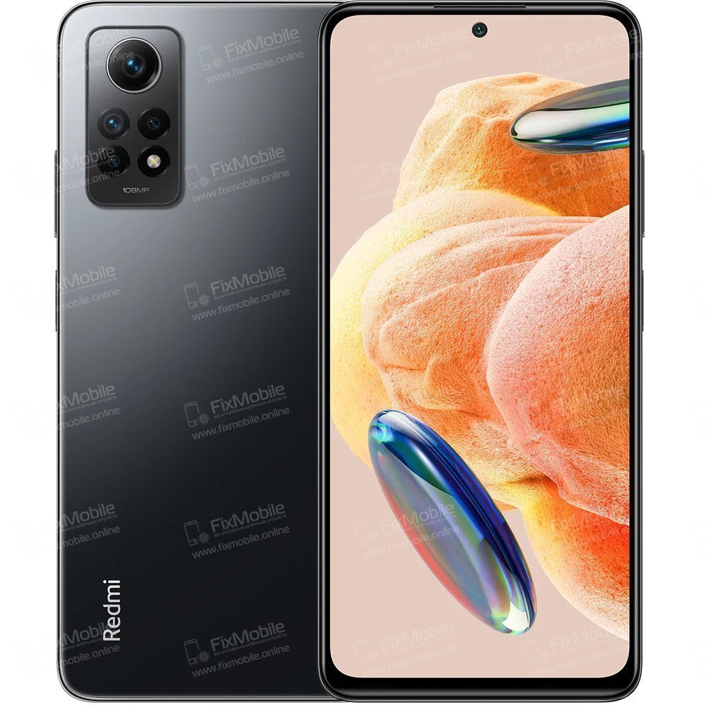 Стекло для Xiaomi Redmi Note 12 Pro 4G в сборе с OCA пленкой (черное)