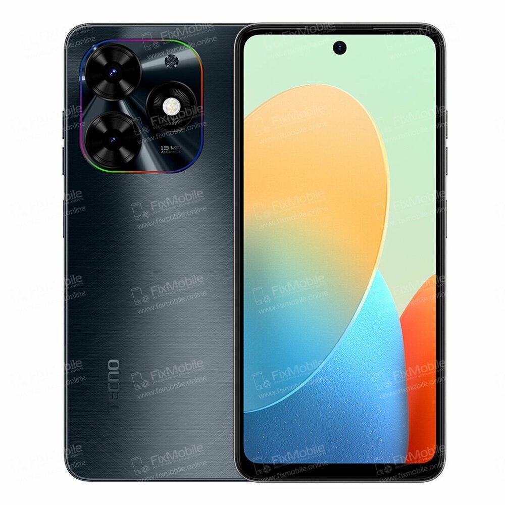 Средняя часть корпуса для Tecno Spark Go 2024 (голубая)