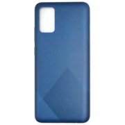 Задняя крышка для Samsung Galaxy A02s (A025F) (синяя)