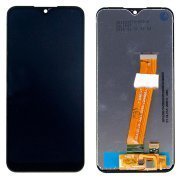 Дисплей с тачскрином для Samsung Galaxy A01 (A015F) (черный) (узкий шлейф) (AAA)