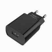 Превью Сетевое зарядное устройство Borofone BA20A Sharp USB с кабелем micro-USB (черное) — 6