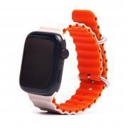 Ремешок ApW26 Ocean Band для Apple Watch 45 mm силикон (светло-оранжевый)