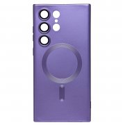 Чехол-накладка - SM020 Matte SafeMag для Samsung Galaxy S23 Ultra (S918B) (фиолетовая) — 1