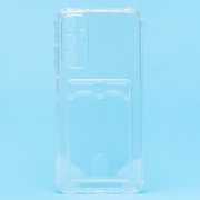 Чехол-накладка - SC276 с картхолдером для Samsung Galaxy A05s (A057F) (прозрачная) — 1