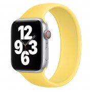 Ремешок - монобраслет для Apple Watch 41 mm Watch 38 mm (160мм) силикон (желтый)