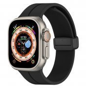 Ремешок ApW29 Apple Watch 41 mm силикон на магните (черный) — 1
