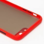Чехол-накладка - PC041 для Apple iPhone 7 Plus (черно-красная) — 2