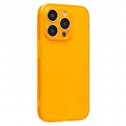 Чехол-накладка - SC344 для Apple iPhone 15 Pro (прозрачно-оранжевый) (232007) — 2