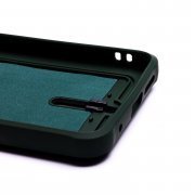 Чехол-накладка - SC304 с картхолдером для Xiaomi Redmi Note 11 4G Global (208782) (темно-зеленая) — 2