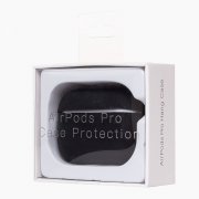 Чехол Soft touch для кейса Apple AirPods Pro (черный) — 2