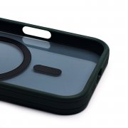 Чехол-накладка SafeMag для Apple iPhone 16 (темно-зеленая) — 2