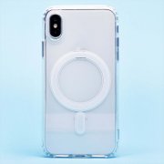 Чехол-накладка SafeMag для Apple iPhone X (прозрачная) — 1