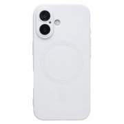 Чехол-накладка SafeMag для Apple iPhone 16 (белая) — 1