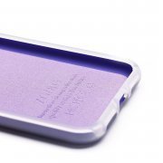 Чехол-накладка для Apple iPhone SE 2022 (лиловая) — 2