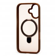 Чехол-накладка SafeMag для Apple iPhone 16 (золотистая) — 2