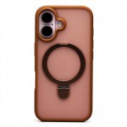 Чехол-накладка SafeMag для Apple iPhone 16 (золотистая) — 1