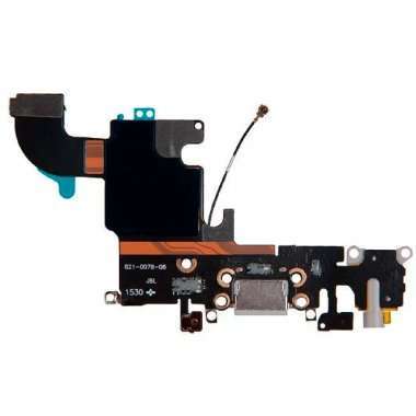 Шлейф для Apple iPhone 6S на разъем зарядки/разъем гарнитуры/микрофон (белый) &mdash; 2