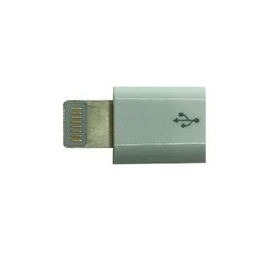 Адаптер (переходник) Lightning - micro-USB (белый) — 1