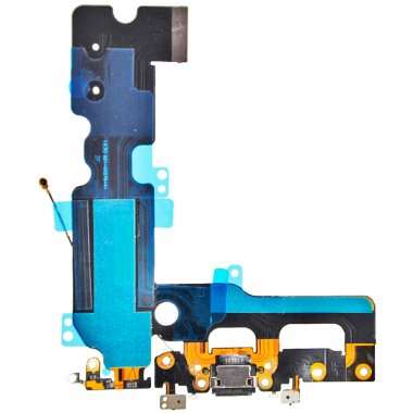 Шлейф для Apple iPhone 7 Plus на разъем зарядки/микрофон (черный) &mdash; 2