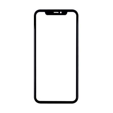 Стекло для Apple iPhone 11 с рамкой и пленкой OCA (черное) &mdash; 2
