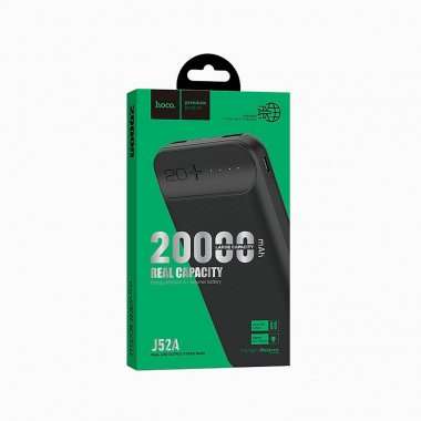 Внешний аккумулятор HOCO J52 New joy 20000mAh (черный) — 2