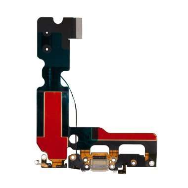 Шлейф для Apple iPhone 7 Plus на разъем зарядки/микрофон (белый) Премиум &mdash; 2