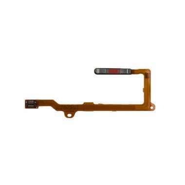 Шлейф для Huawei P40 Lite + сканер отпечатка пальца (черный) — 2