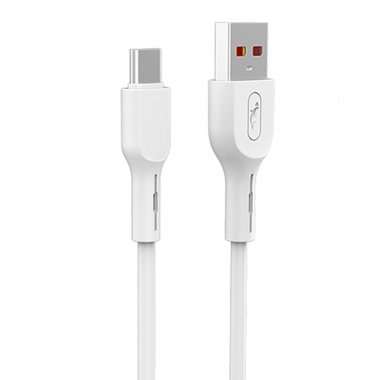 Кабель SKYDOLPHIN S58T (USB - Type-C) белый — 1