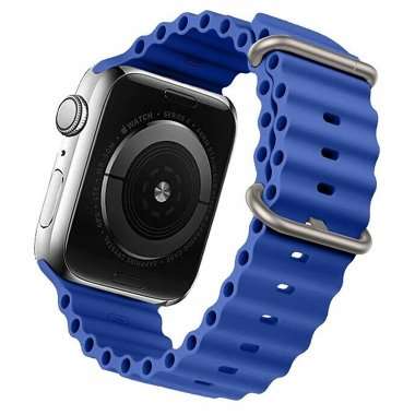 Ремешок ApW26 Ocean Band для Apple Watch 49 mm силикон (синий) — 1