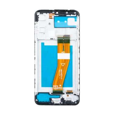 Дисплейный модуль с тачскрином для Samsung Galaxy A03s (A037F) (черный) (GH81-21233A) (AA)