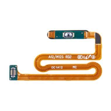 Шлейф для Samsung Galaxy A12 Nacho (A127F) на сканер отпечатка пальца (красный) &mdash; 1