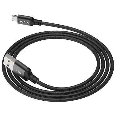 Кабель Hoco X14 Times Speed (USB - micro USB) (черный) — 2