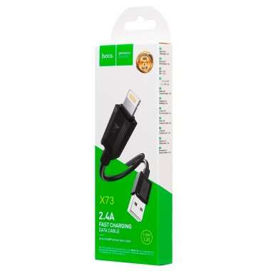 Кабель Hoco X73 для Apple (USB - lightning) (черный) — 3