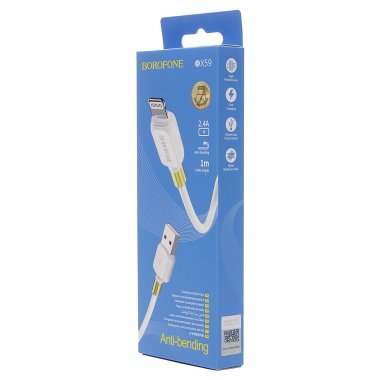 Кабель Borofone BX59 (USB - lightning) (белый) — 2