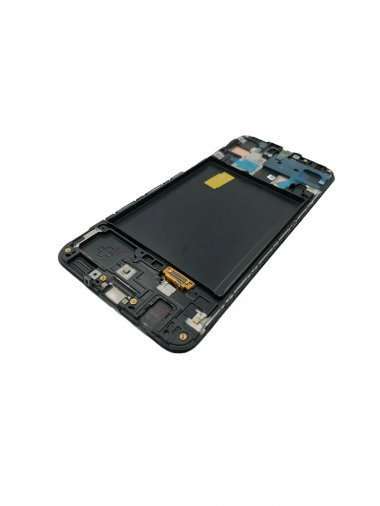 Дисплей с тачскрином для Samsung Galaxy A30 (A305F) (черный) (OLED) — 2