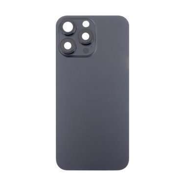 Задняя крышка для Apple iPhone 16 Pro Max (черная) премиум — 2