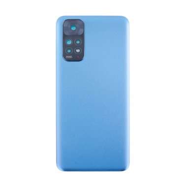 Задняя крышка для Xiaomi Redmi Note 11 (синяя) Премиум — 2