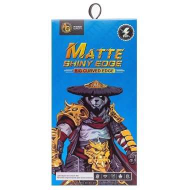 Защитное стекло Matte для Apple iPhone 16 Plus (черное) &mdash; 2