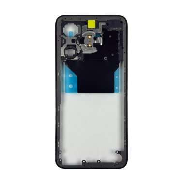 Средняя часть для Xiaomi Poco M6 4G (черная) &mdash; 2