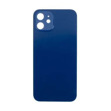Задняя крышка для Apple iPhone 12 (синяя) премиум &mdash; 2