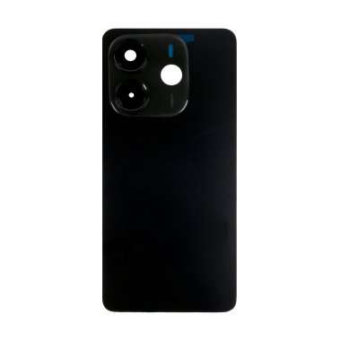 Задняя крышка для Xiaomi Redmi Note 14 4G (черная) - Премиум &mdash; 2