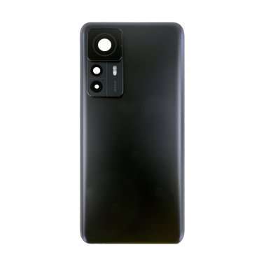 Задняя крышка для Xiaomi 12T Pro (черная матовая) премиум &mdash; 2